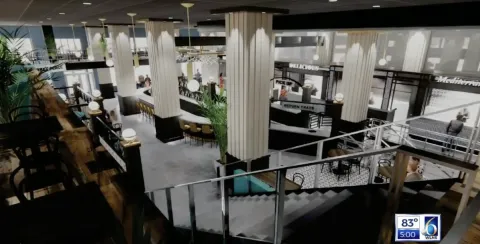 Interior rendering of Macotta Club